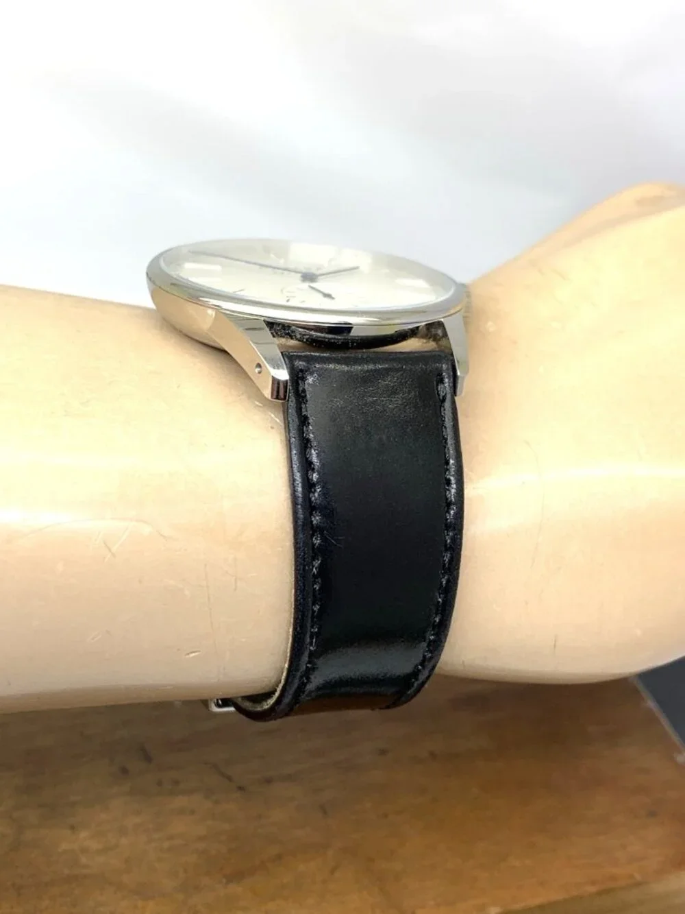Nomos Glashutte Orion Neomatik Automatic DUW 6101 Silver Dial Leather Strap 41mm